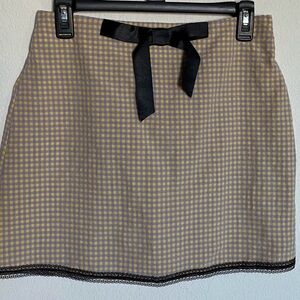 Love+Bite Checkered Skirt